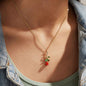 Elegant Drop Red Rose Flower Pendant Necklaces - Trendy Radar