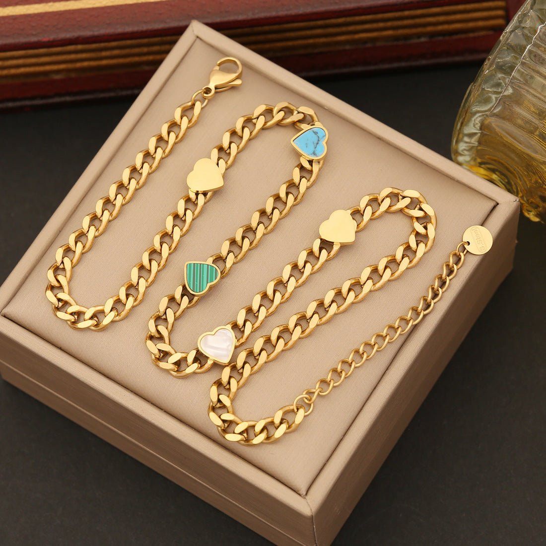 Elegant Heart & Butterfly Stainless Steel Necklace - Trendy Radar