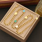 Elegant Heart & Butterfly Stainless Steel Necklace - Trendy Radar