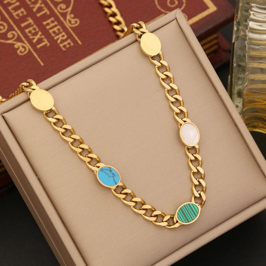 Elegant Heart & Butterfly Stainless Steel Necklace - Trendy Radar
