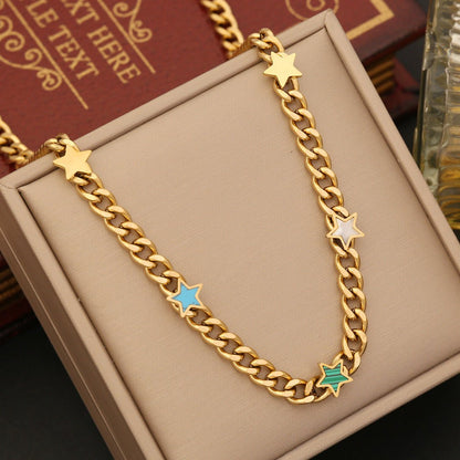 Elegant Heart & Butterfly Stainless Steel Necklace - Trendy Radar