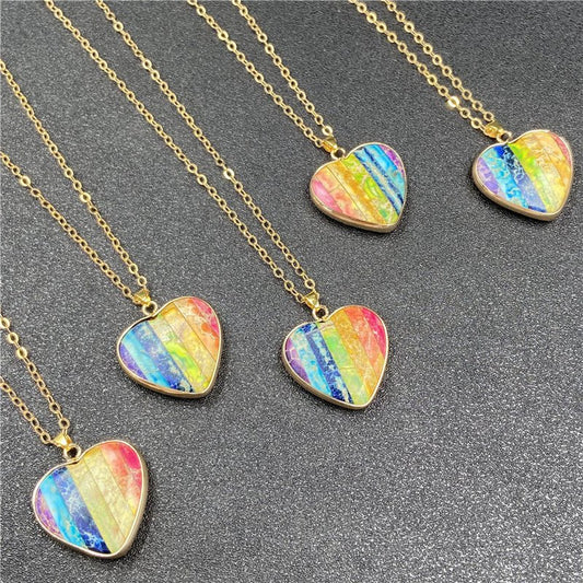Emperor Turquoise Colorful Stone Necklace - Trendy Radar