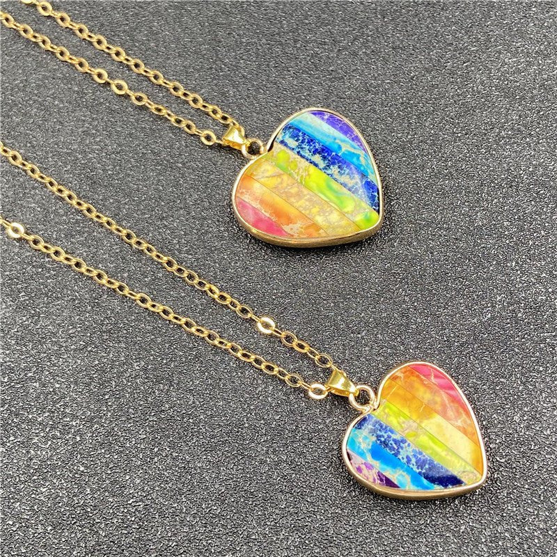 Emperor Turquoise Colorful Stone Necklace - Trendy Radar