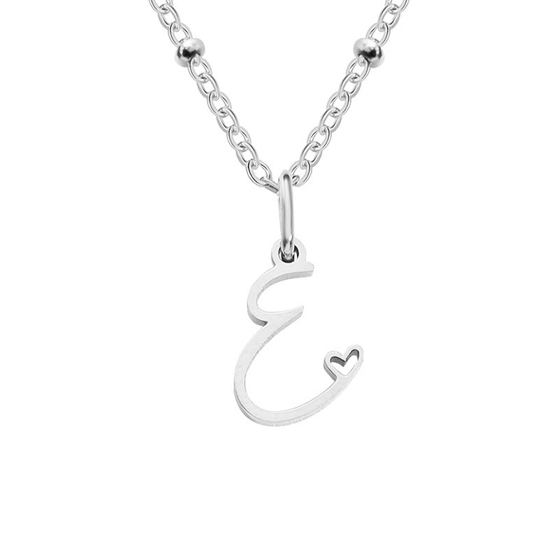 A-Z Personalized 26 Letter Pendant Necklace