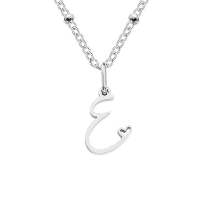 A-Z Personalized 26 Letter Pendant Necklace