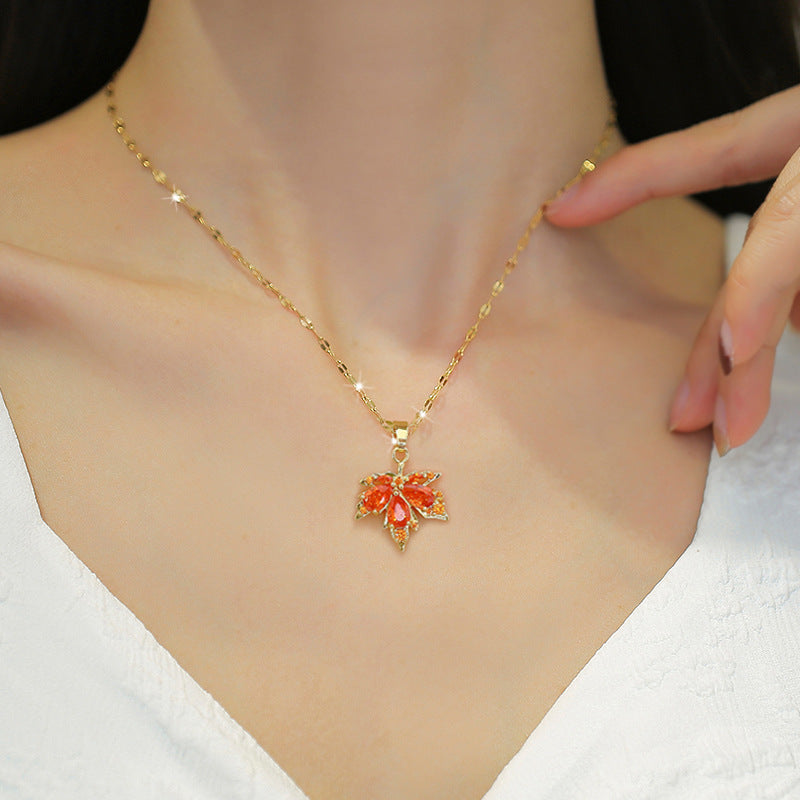 Maple Leaf Necklace