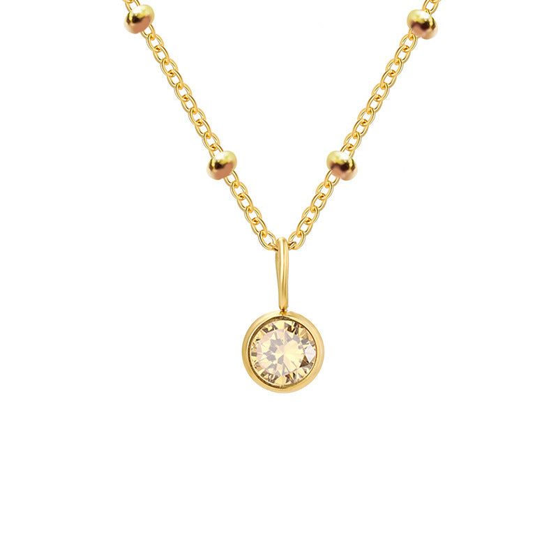 Diamond Birthstone Necklace