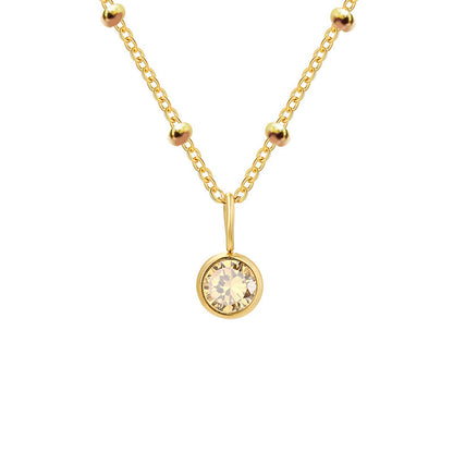 Diamond Birthstone Necklace