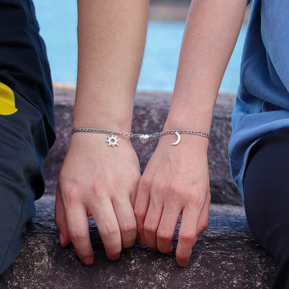 Sun Moon Charm Bracelet