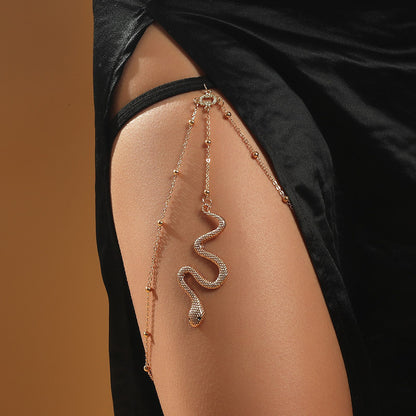 Snake Pendant Leg Chain