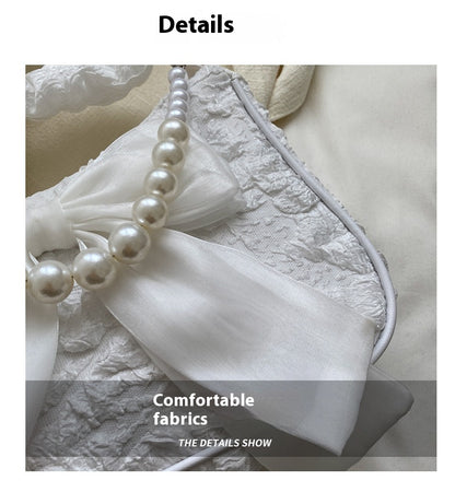 Pearl Bow Underarm Bag
