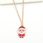 Cute Santa Claus, Snowman, and Elk Pendant Necklace