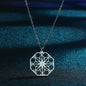Mandala Flower Pendant Necklace