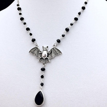 Gothic Bat Necklace