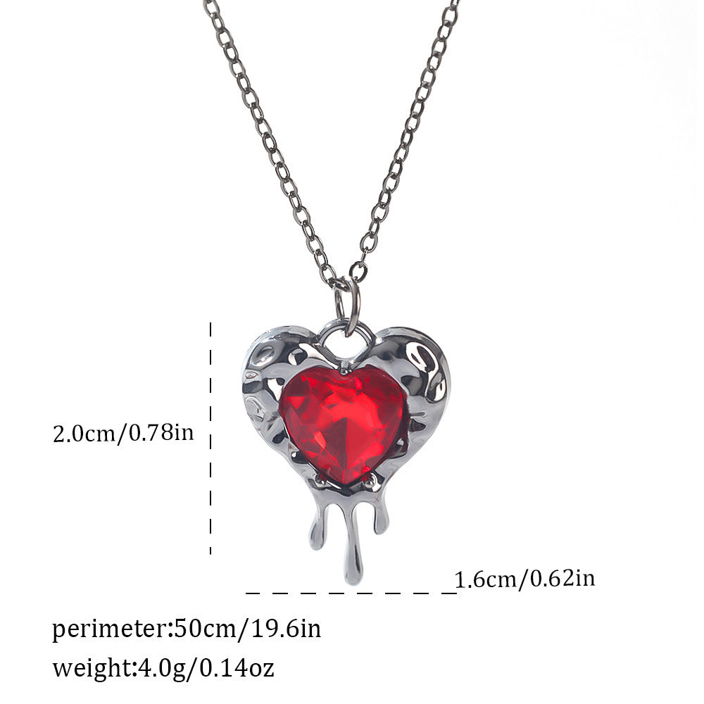 Gothic Spider, Bat, Cross, Skull, and Heart Pendant Necklaces