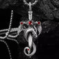 Retro Dragon Sword Pendant Necklace