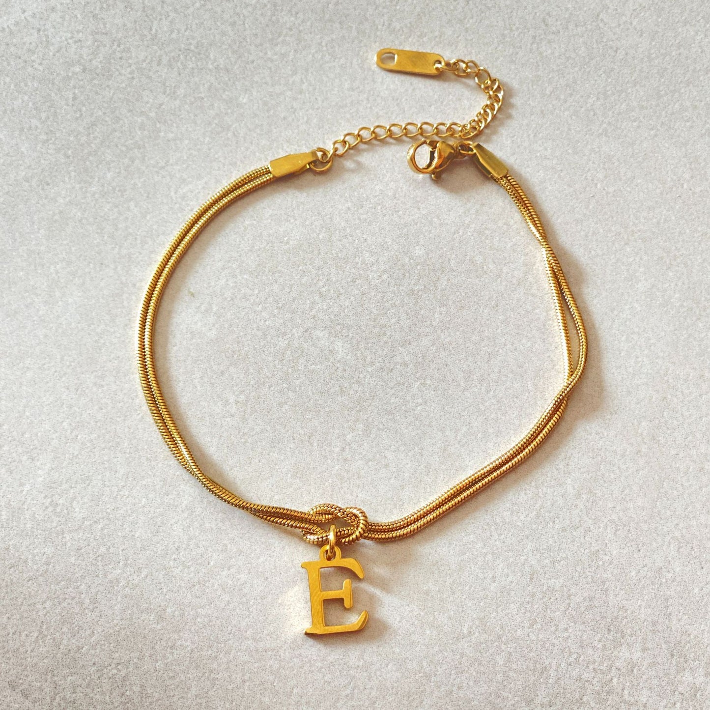 A-Z Love Knot Bracelets