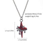 Gothic Spider, Bat, Cross, Skull, and Heart Pendant Necklaces