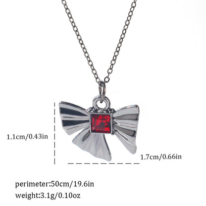 Gothic Spider, Bat, Cross, Skull, and Heart Pendant Necklaces