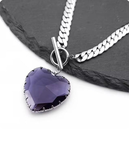 Spicy Love Heart Choker Necklace