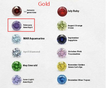 Zircon Birthstone Necklace