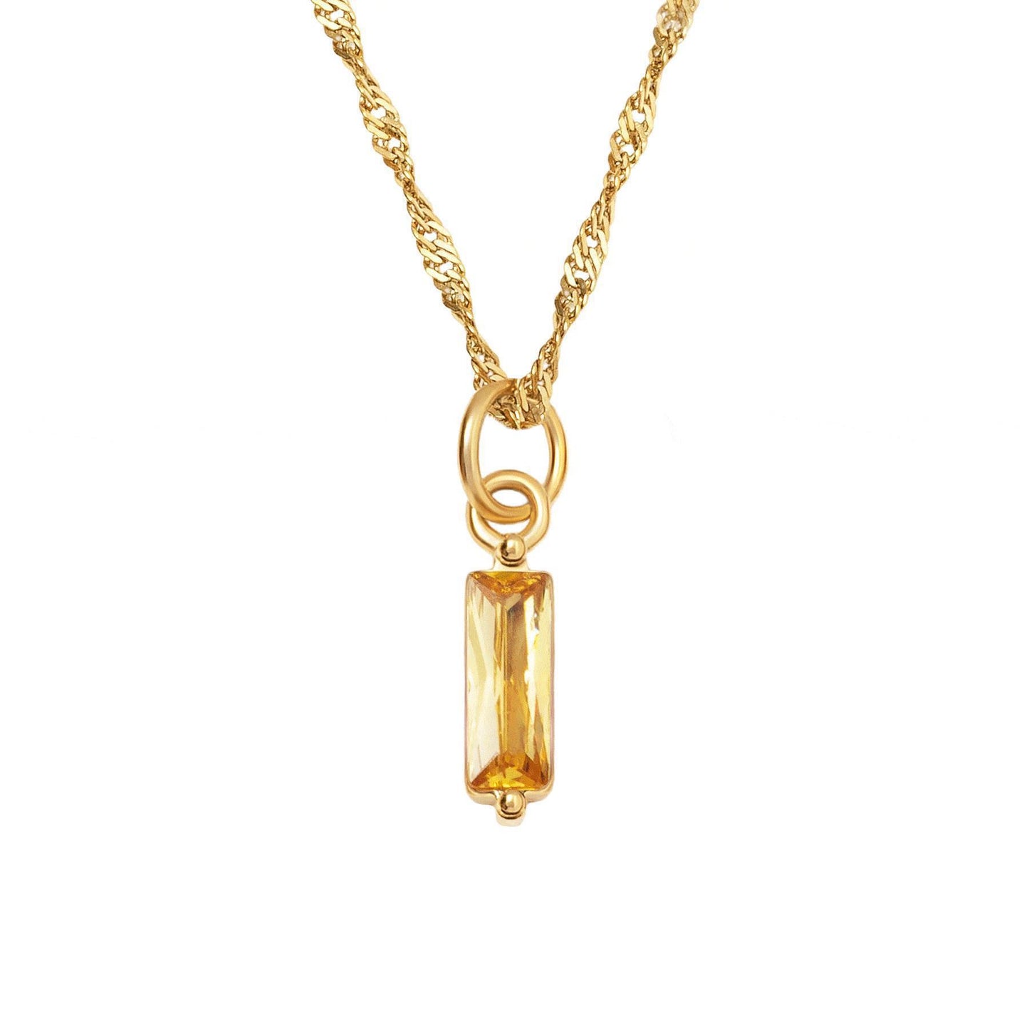 Color Twelve Birthstone Necklace
