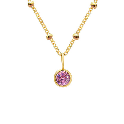 Diamond Birthstone Necklace