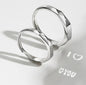 I Love You Projection Adjustable Couple Rings