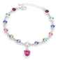 Heart of the Ocean Crystal Bracelet