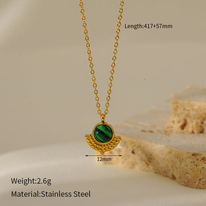 Vintage Turquoise & Emerald Necklace