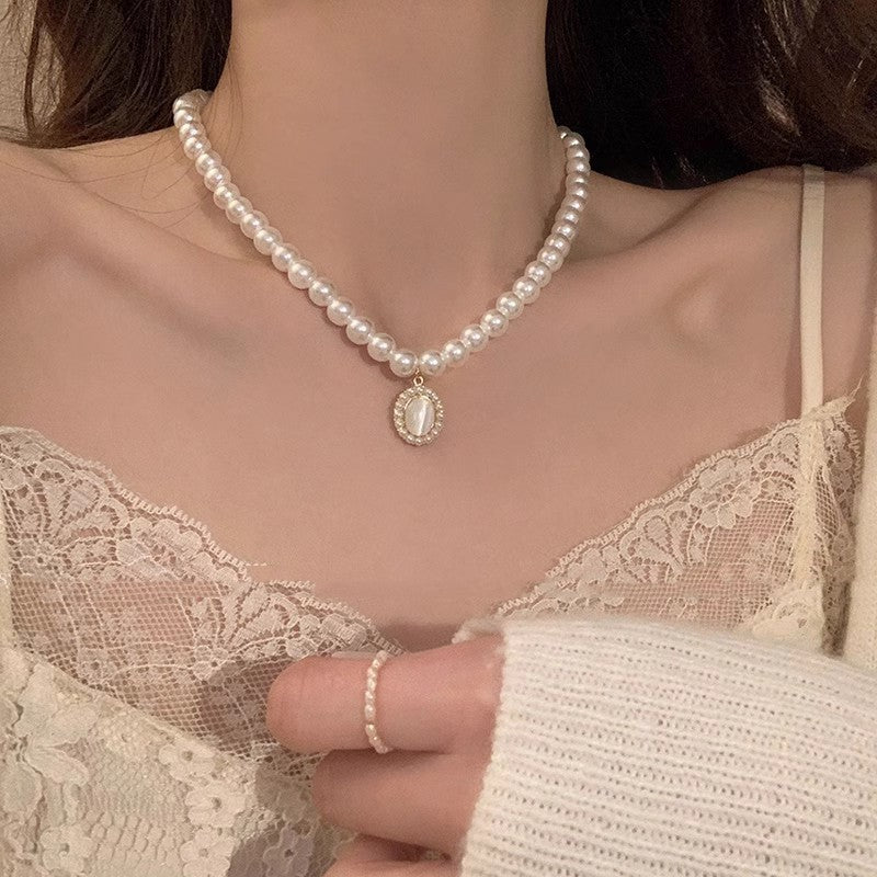 Butterfly & Pearl Necklaces