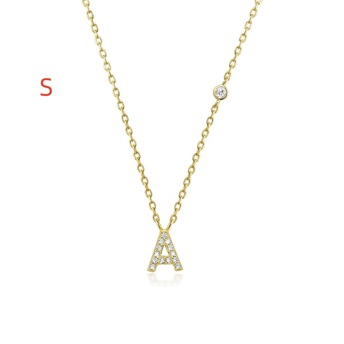 Luxury Gold A-Z 26 Letters Necklace