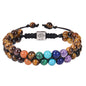 7 Chakra Stone Bead Yoga Meditation Bracelet