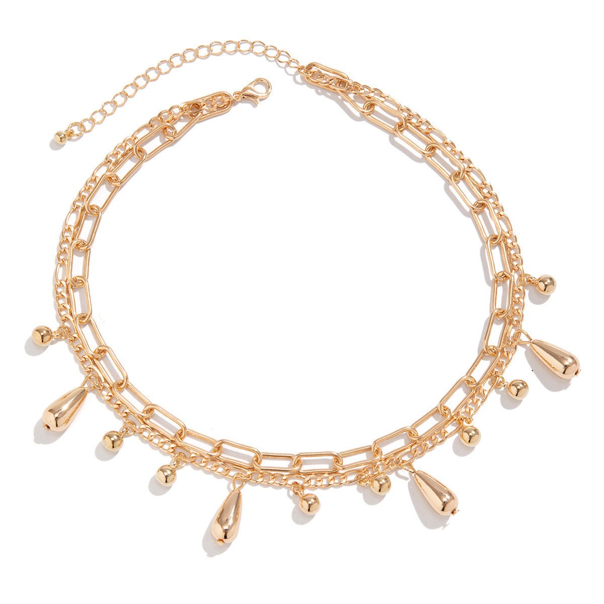 Glossy Comma Pendant Necklace & Bracelet - Trendy Radar