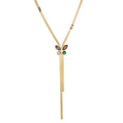 Gold Butterfly Stainless Steel Necklace - Trendy Radar