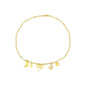 Gold Clip Necklace with Bow & Five-Pointed Star - Trendy Radar