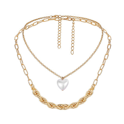 Gold Heart - Shaped Love Pendant Necklace - Trendy Radar