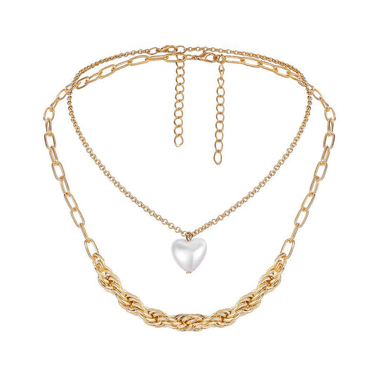 Gold Heart - Shaped Love Pendant Necklace - Trendy Radar