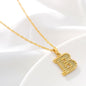 Gold Initial Letter Necklace – 18K Gold Plated A–Z Alphabet - Trendy Radar