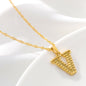 Gold Initial Letter Necklace – 18K Gold Plated A–Z Alphabet - Trendy Radar