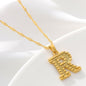 Gold Initial Letter Necklace – 18K Gold Plated A–Z Alphabet - Trendy Radar