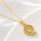 Gold Initial Letter Necklace – 18K Gold Plated A–Z Alphabet - Trendy Radar