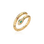 Gold Snake Ring for Women – Adjustable - Trendy Radar