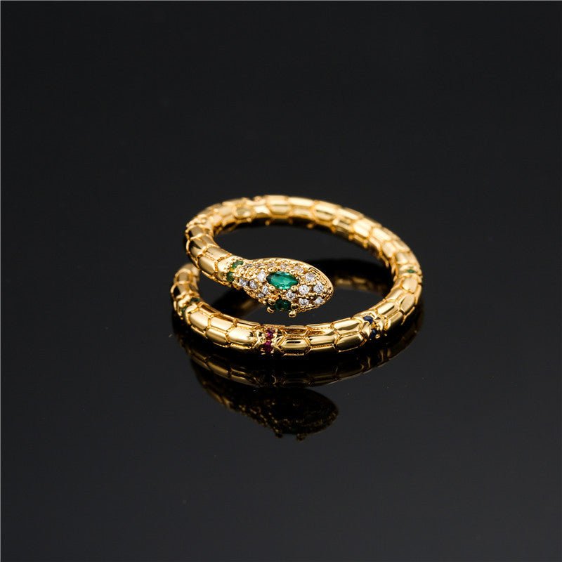 Gold Snake Ring for Women – Adjustable - Trendy Radar