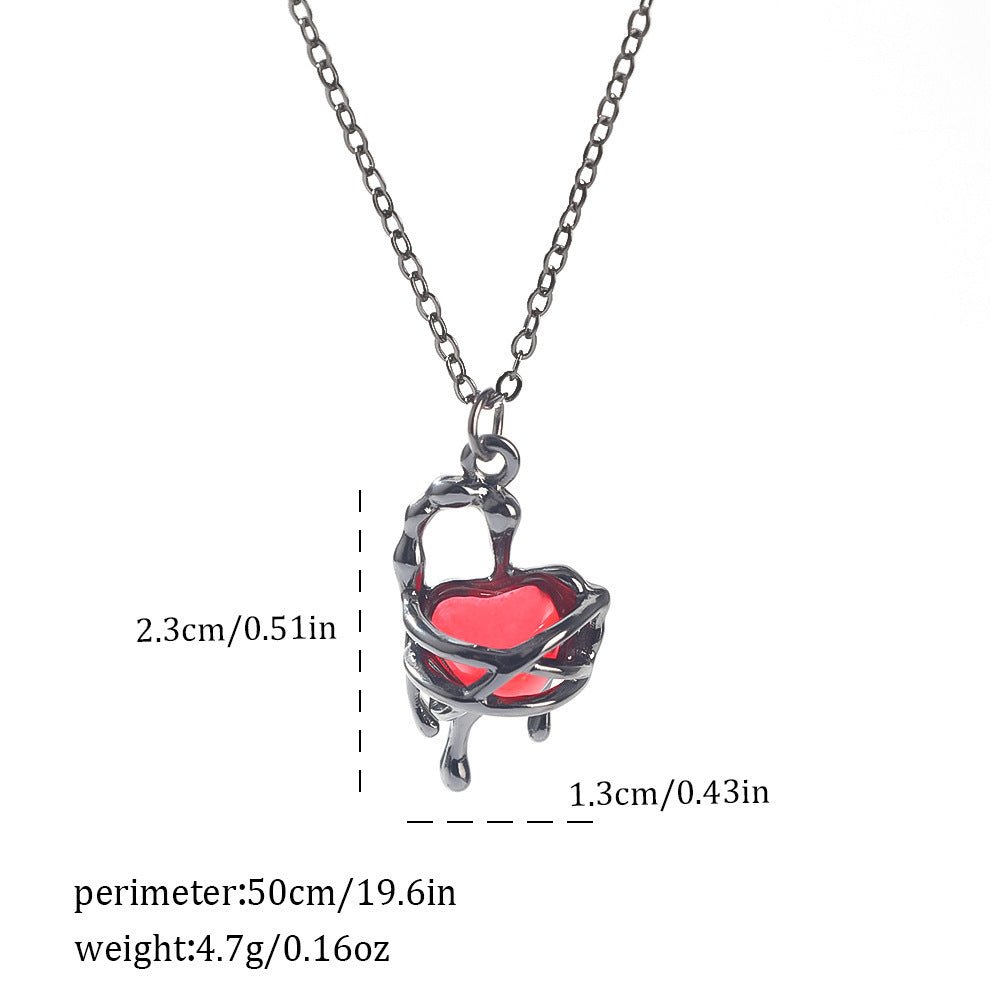 Gothic Spider, Bat, Cross, Skull, and Heart Pendant Necklaces - Trendy Radar