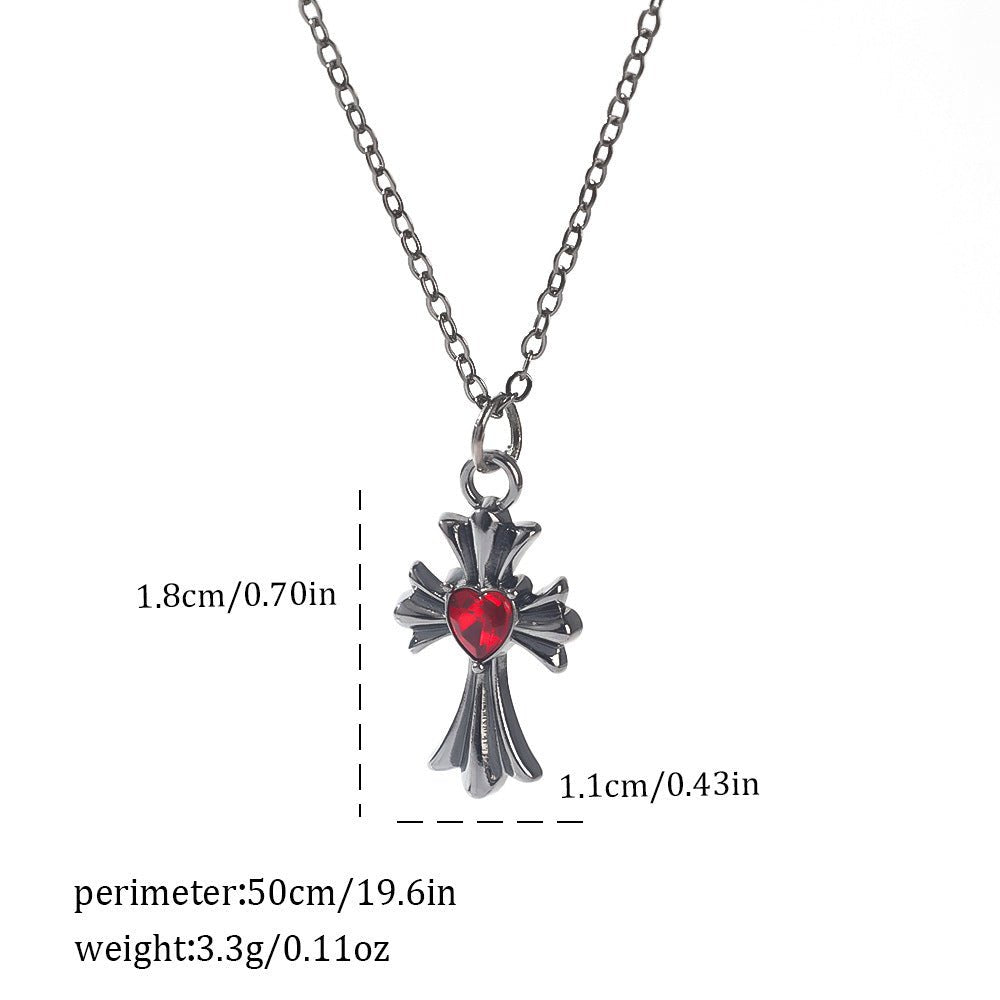 Gothic Spider, Bat, Cross, Skull, and Heart Pendant Necklaces - Trendy Radar