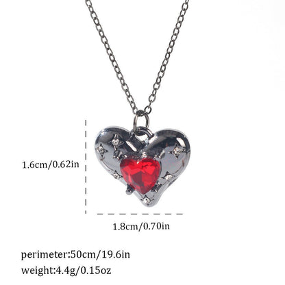 Gothic Spider, Bat, Cross, Skull, and Heart Pendant Necklaces - Trendy Radar