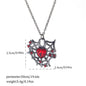 Gothic Spider, Bat, Cross, Skull, and Heart Pendant Necklaces - Trendy Radar