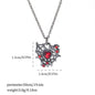 Gothic Spider, Bat, Cross, Skull, and Heart Pendant Necklaces - Trendy Radar