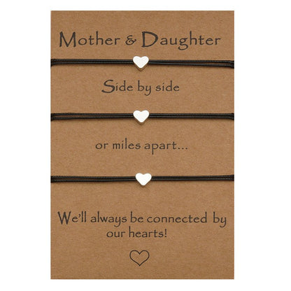 Heart-Shaped Adjustable Mother’s Day Bracelet - Trendy Radar